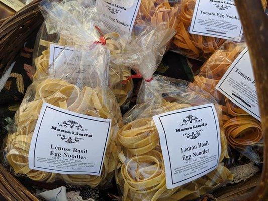 Linda's goat soap has wonderful products including fresh pasta