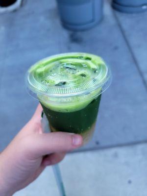 Matcha Spritz. Normally $6.50 but $3 during their old promotion. Tasty