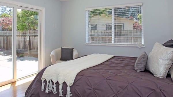 2015 Menlo Park CA Expanded bedroom, new sliding  door