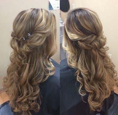 Updos for proms weddings and special events!