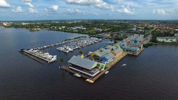 Another great aerial shot of Fishermens Village