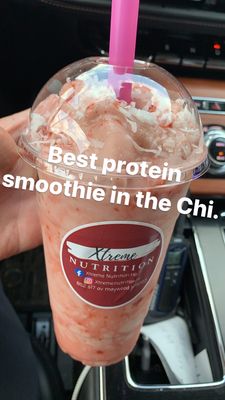 Banana split protein smoothie. Was