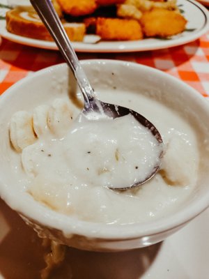 Clam shrimp chowder