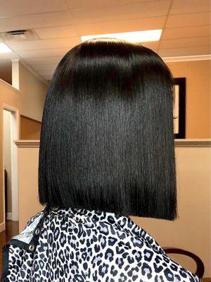 An amazing Bob haircut