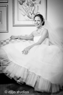 Real bride Christine photo by djijo Studios