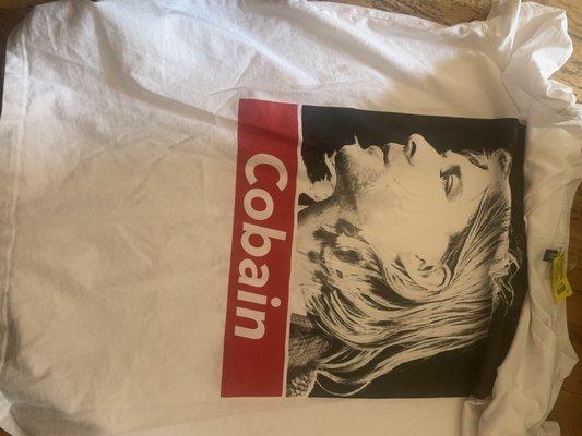 My t shirt singer cobain