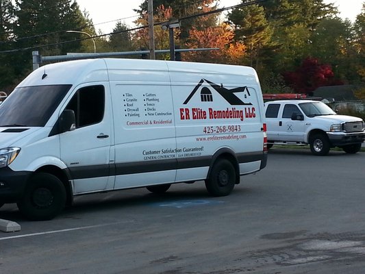 Here they are parked in the handicap spot at chinook lumber. Just lazy i guess empty spot less than 20' away.