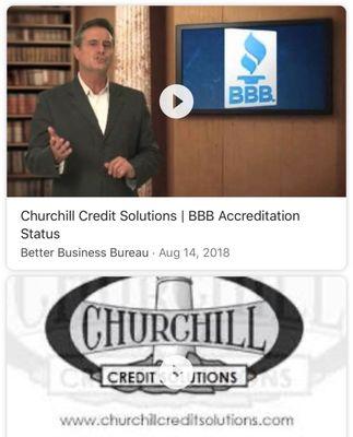 Churchill Credit Solutions - BBB Accredited.