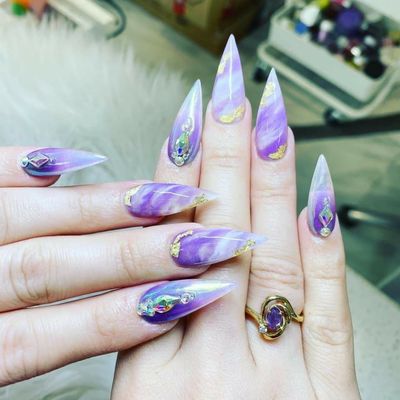 Marble nails