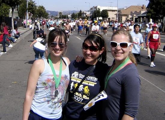 Jenn & I with Angel Gomez, child S.H.A.R.E employee and friend