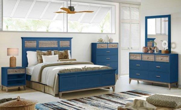 New Kauai Blue Bedroom Collection