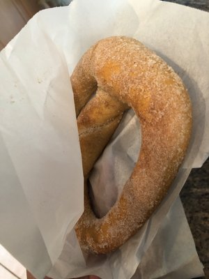 Cinnamon sugar Pretzel