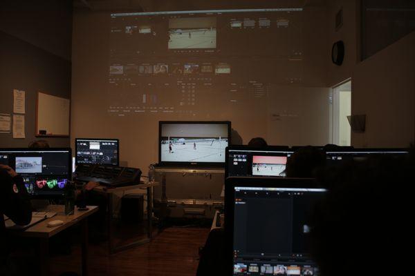 Inside our DaVinci Resolve Class.