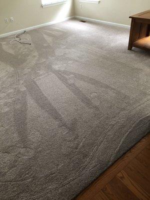 Family Room carpet install