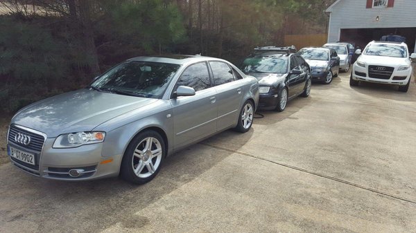 2007 Audi a4 2.oT Came in with a broken timeing belt Replaced cylinder head. All fixed.