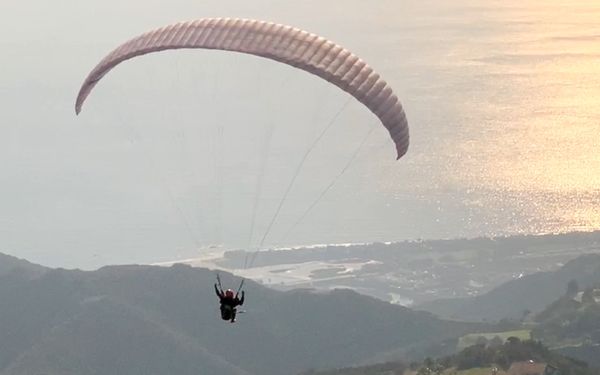 Sunset flight