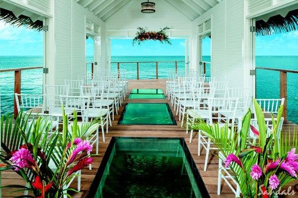 Over the water chapel in Jamaica