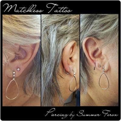 Ear piercing by Summer Ferox