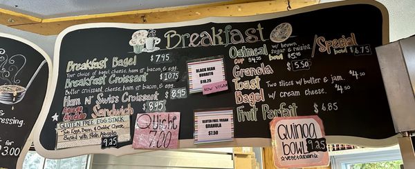 Breakfast Menu