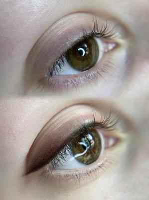 Shaded eyeliner