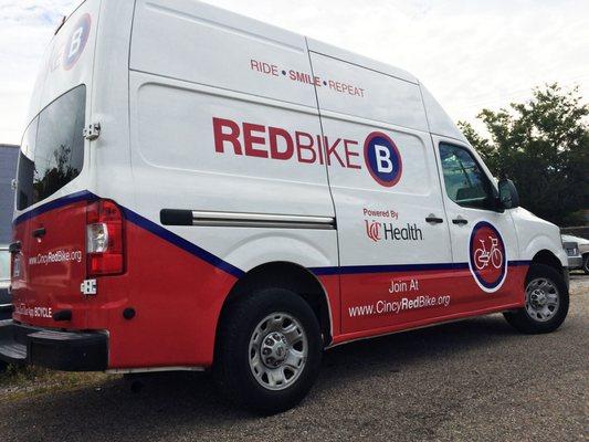 Vehicle Graphics for Cincy Red Bike