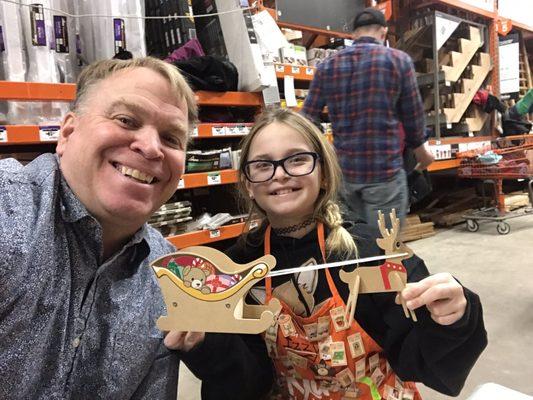 We love Home Depot First Saturday of the Month Craft Projects!