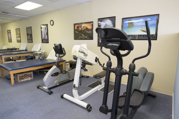 Inside Atlantic Physical Therapy Center in Toms River NJ on Mule Rd.