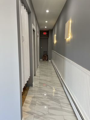 Rooms for the laser treatment and the hallway leading to the bathroom on the left of the exit door!!