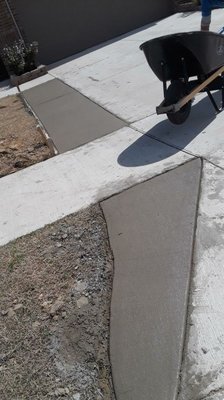 14×3 driveway extension