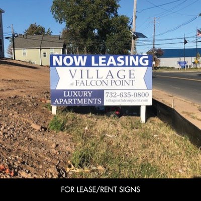 FOR LEASE / RENT SIGNS