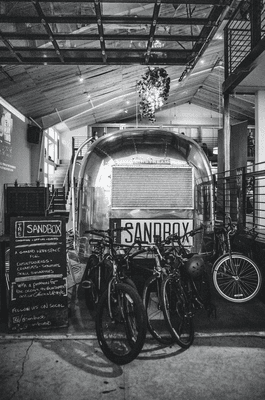 We are super bike friendly!  Indoor racks as well as garage space!