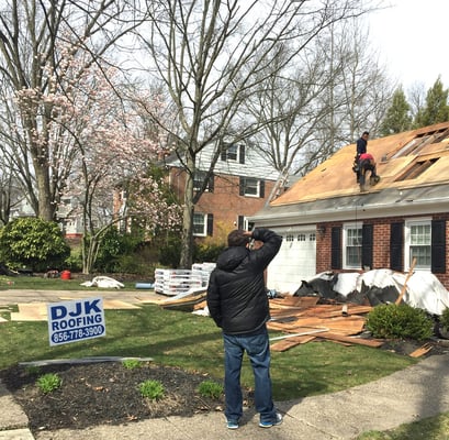 Roof Replacement Job in Haddonfield, NJ