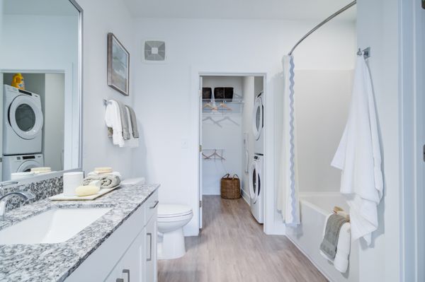 Expansive bathroom