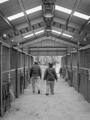 Walking through the Kroh Barn