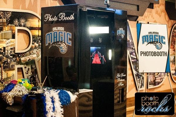 The Orlando Magic Photo booth. www.photoboothrocks.com