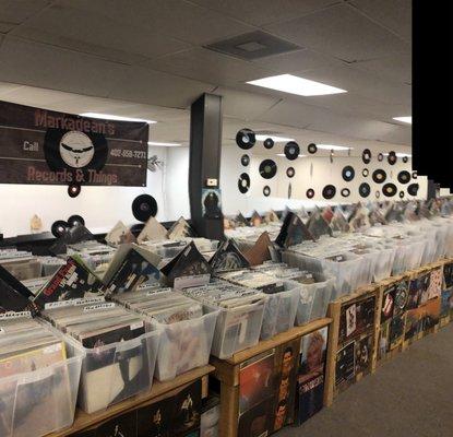 Lots and lots of vintage vinyl records