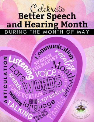 LCTY is excited to celebrate Better Speech and Hearing Month this May!