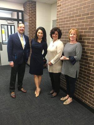 Judy Tsu stopped by to cover the opening of our new Family Health Center at Anne M. Jeans Elementary School in Willowbrook.