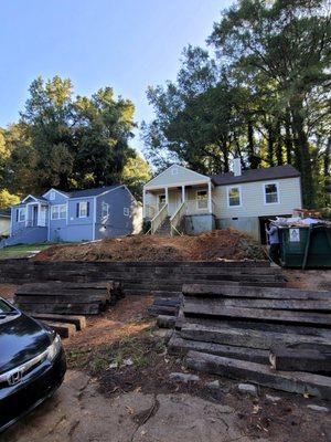 Installed the siding (Hardie board)