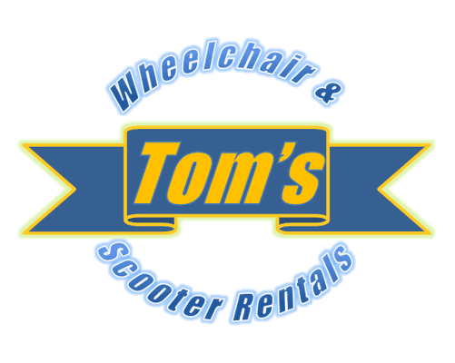 Tom's Wheelchair and Scooter rentals, your personal mobility experts, here to help with your mobility needs.  Call us today!