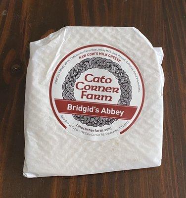 BRIGID's ABBEY cheese from CATO CORNER FARM.