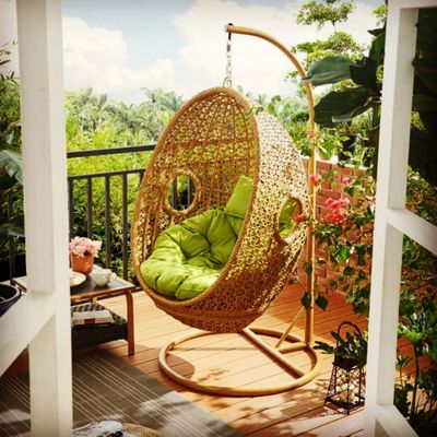 Our hanging egg chair will be available exclusively on our website, Wayfair and Amazon. Pre-orders yours now. Call for coupon code.