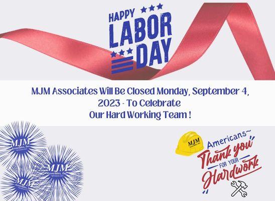 We will be closed on Monday, September 4, 2023 for Labor Day!