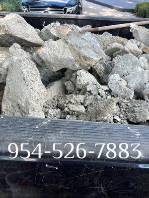 Construction debris removal