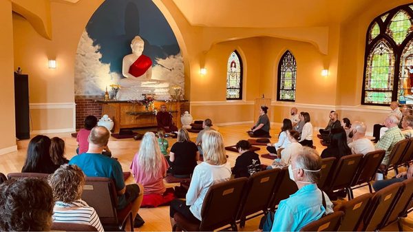 Saturday morning meditation and dhamma talk, led by Bhante Sujatha.