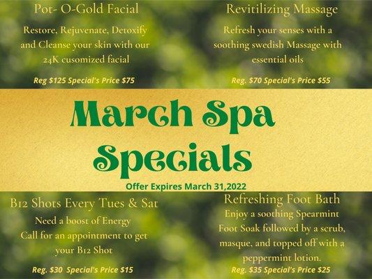 March Specials