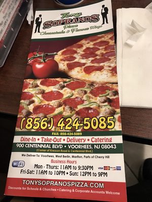 Tony Sopranos Pizza