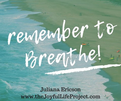 Calm yourself down QUICK simply by taking 10 long, slow breaths.