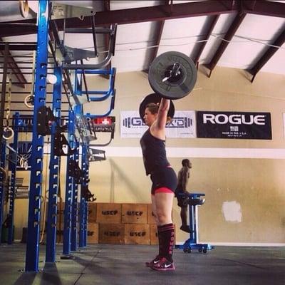 Getting my new PR at this great Crossfit box!