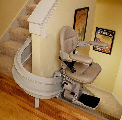 Curved Bruno Stairlift